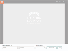 Tablet Screenshot of masseriasulmare.com